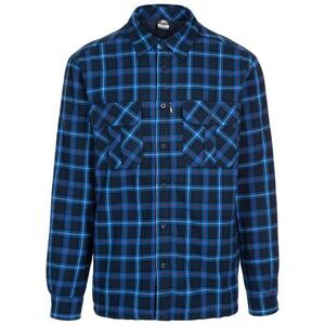 Trespass Mens Rapeseed Check Shirt / Dark Blue